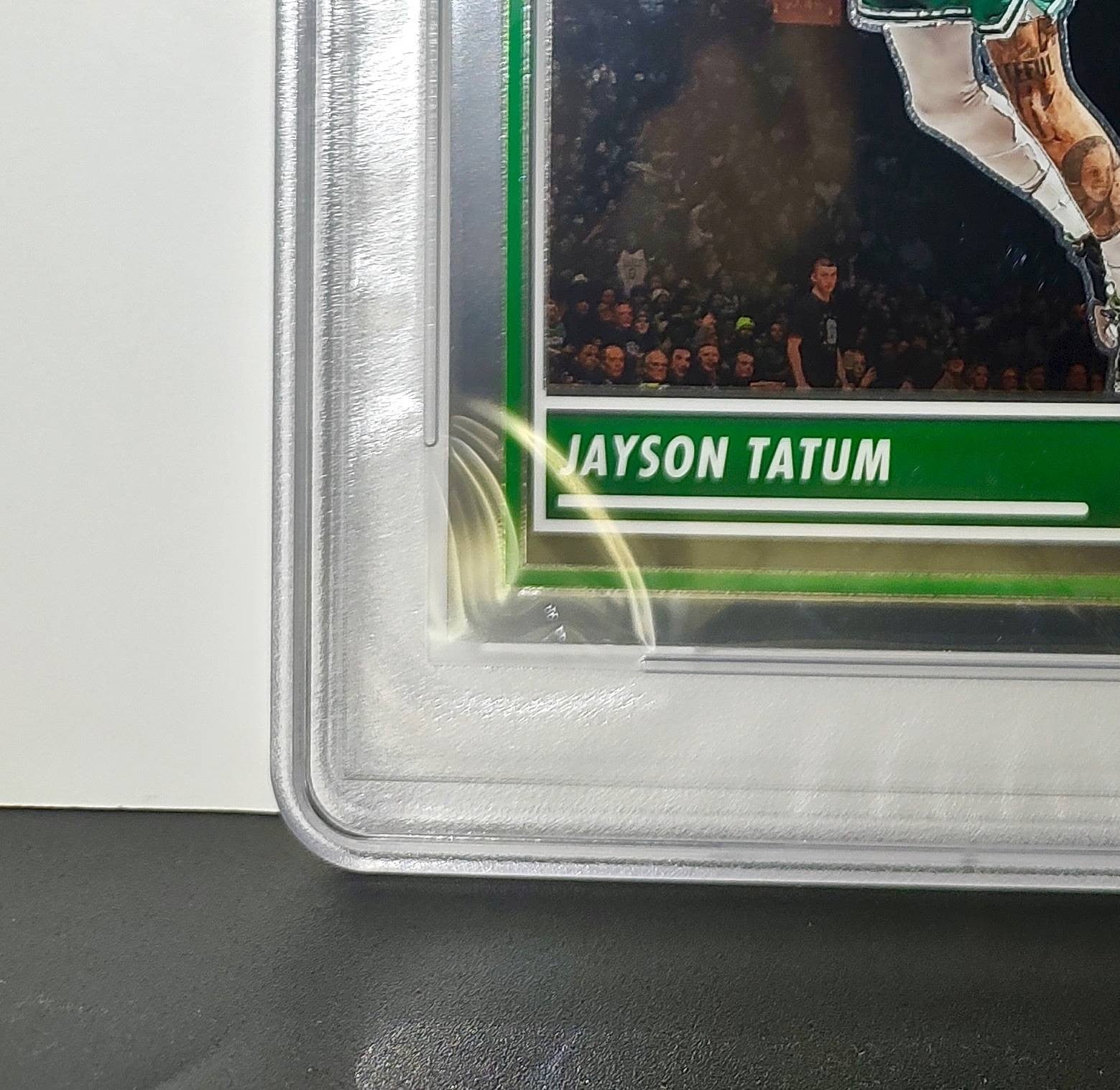 Jayson Tatum 2023 Panini Premium Stock NBA Hoops #9 Jumbo PSA 9 Mint