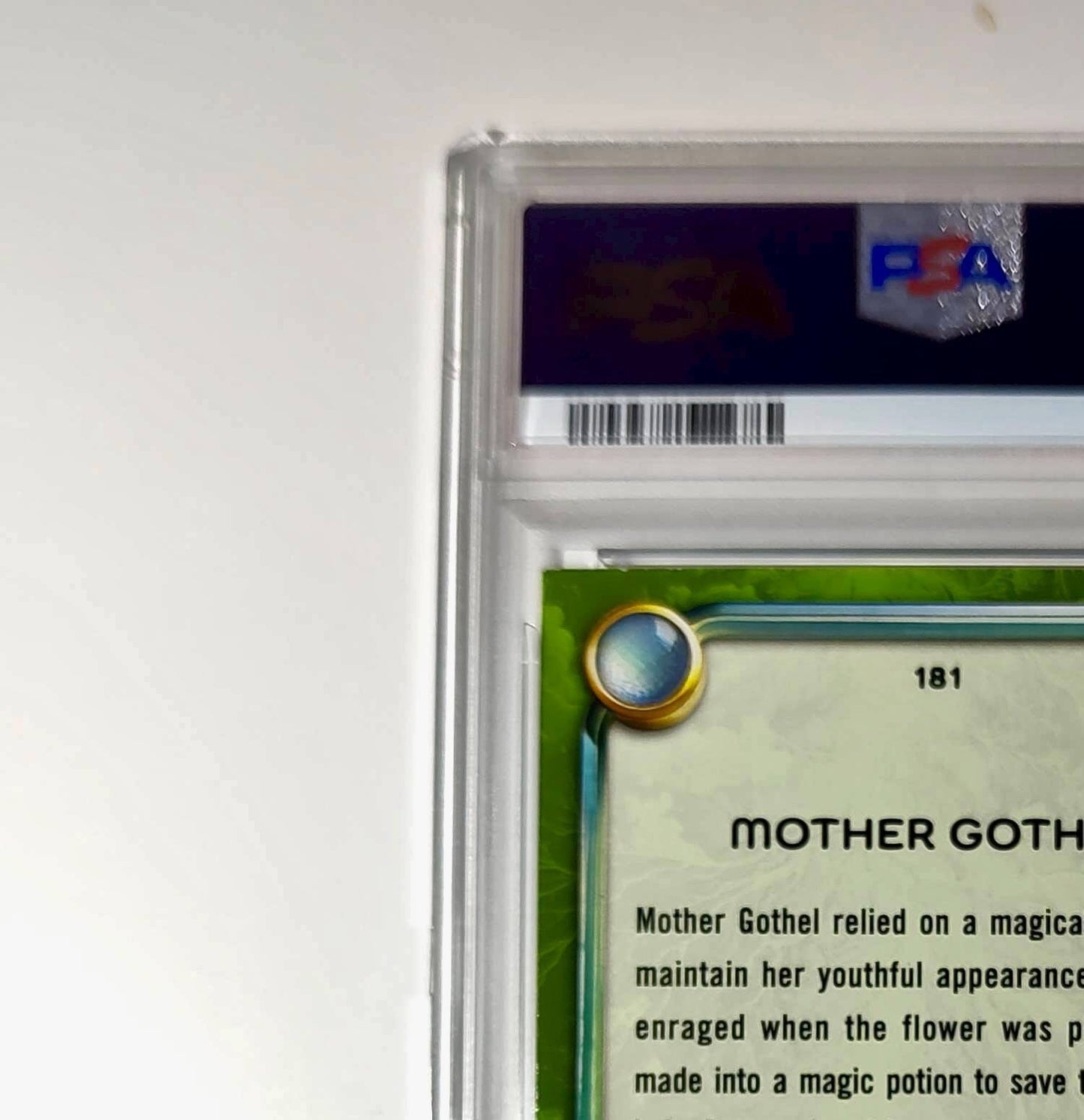 Mother Gothel 2025 Topps Disney Wonder #181 Card Tangled PSA 8 NM-MT