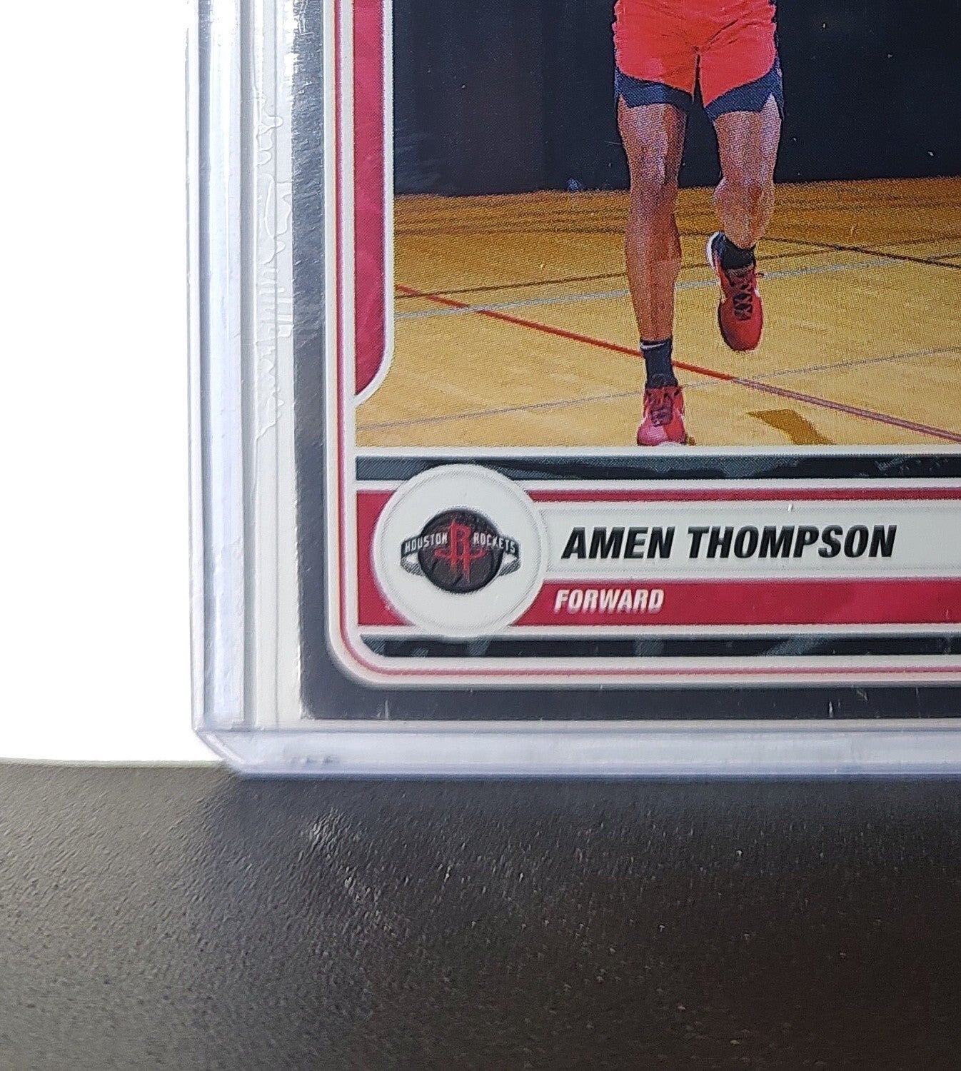 Amen Thompson Rookie 2023-24 Panini NBA Sticker Foil Card #99 Houston Rockets
