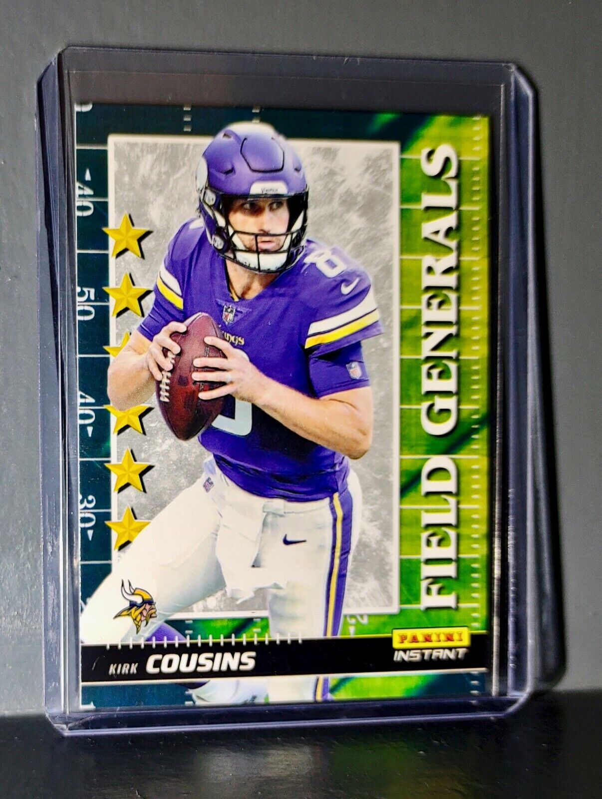 Kirk Cousins 2021 Panini NFL Instant Field Generals #21 Rookie Card 1 of 2088