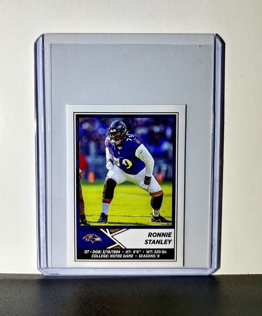Ronnie Stanley 2024 Panini NFL Sticker #112 Baltimore Ravens