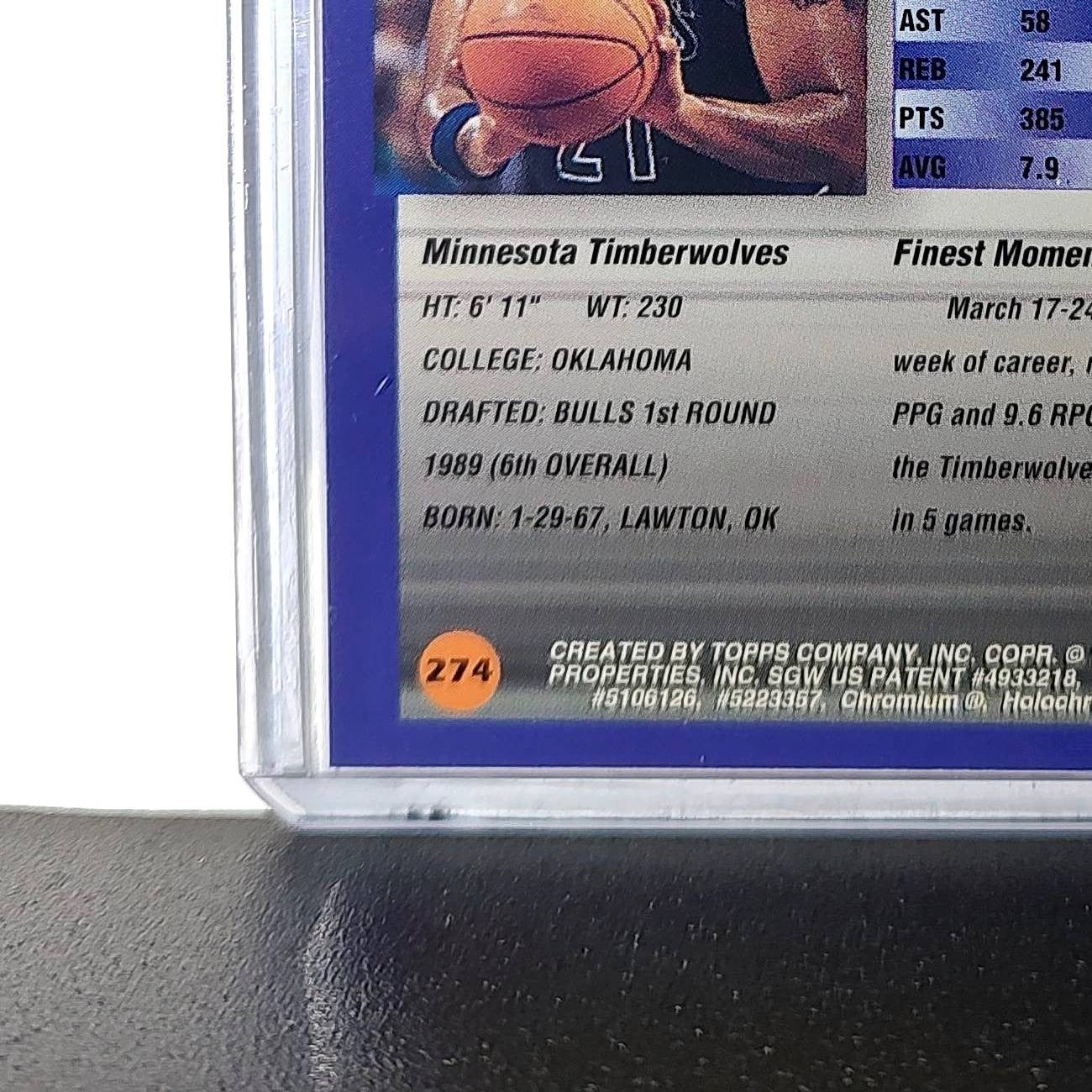 Stacey King 1994-95 Topps Finest #274 Basketball Card