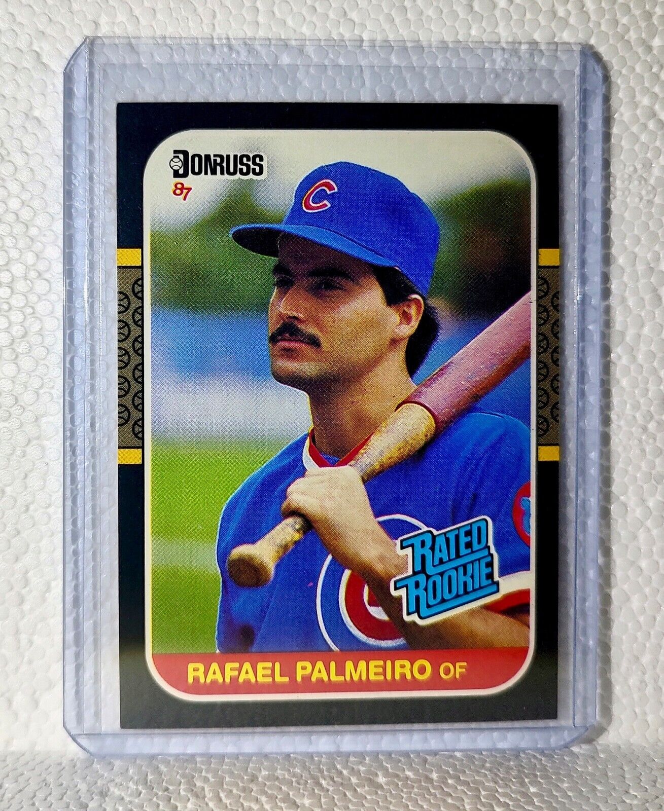 Rafael Palmeiro 1987 Donruss MLB #43 Rated Rookie Baseball Card Chicago Cubs