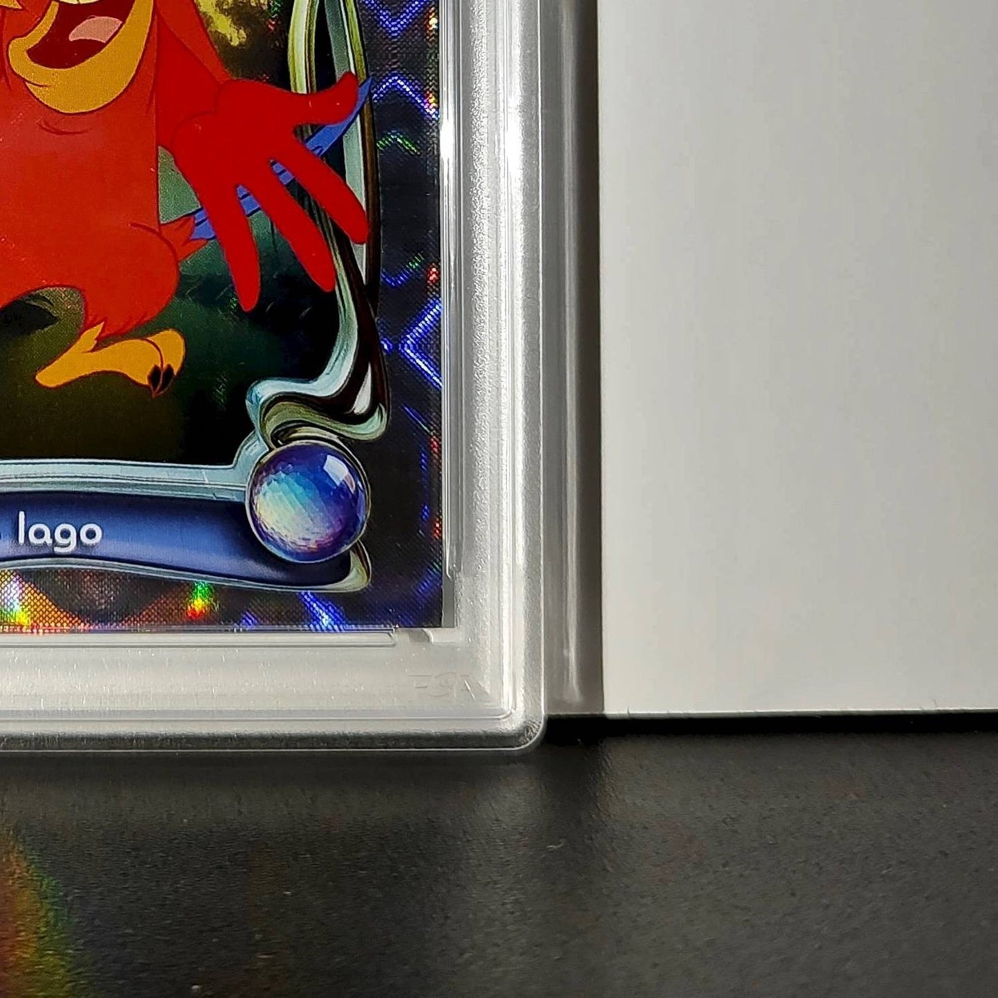 Iago 2025 Topps Disney Wonder #53 Winter Variant Card Aladdin PSA 8