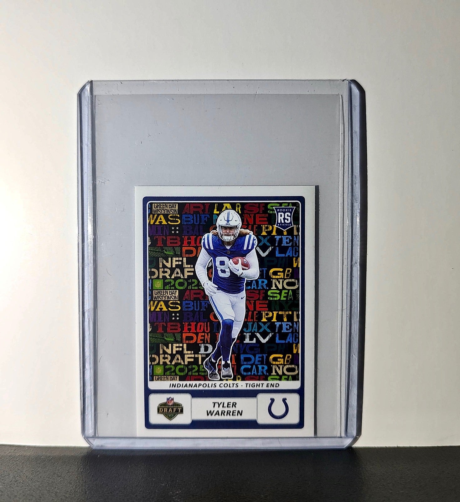 Tyler Warren Rookie 2025 Panini NFL #556 Draft Sticker Colts