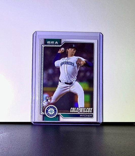 Cole Wilcox Rookie 2026 Topps Update MLB #US226 Card Seattle Mariners