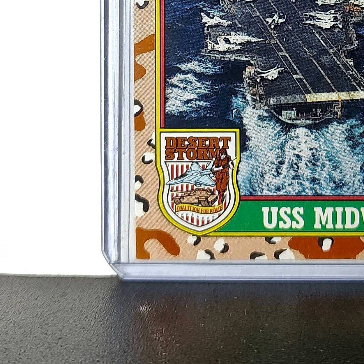 USS Midway 1991 Topps Desert Storm #56 Card