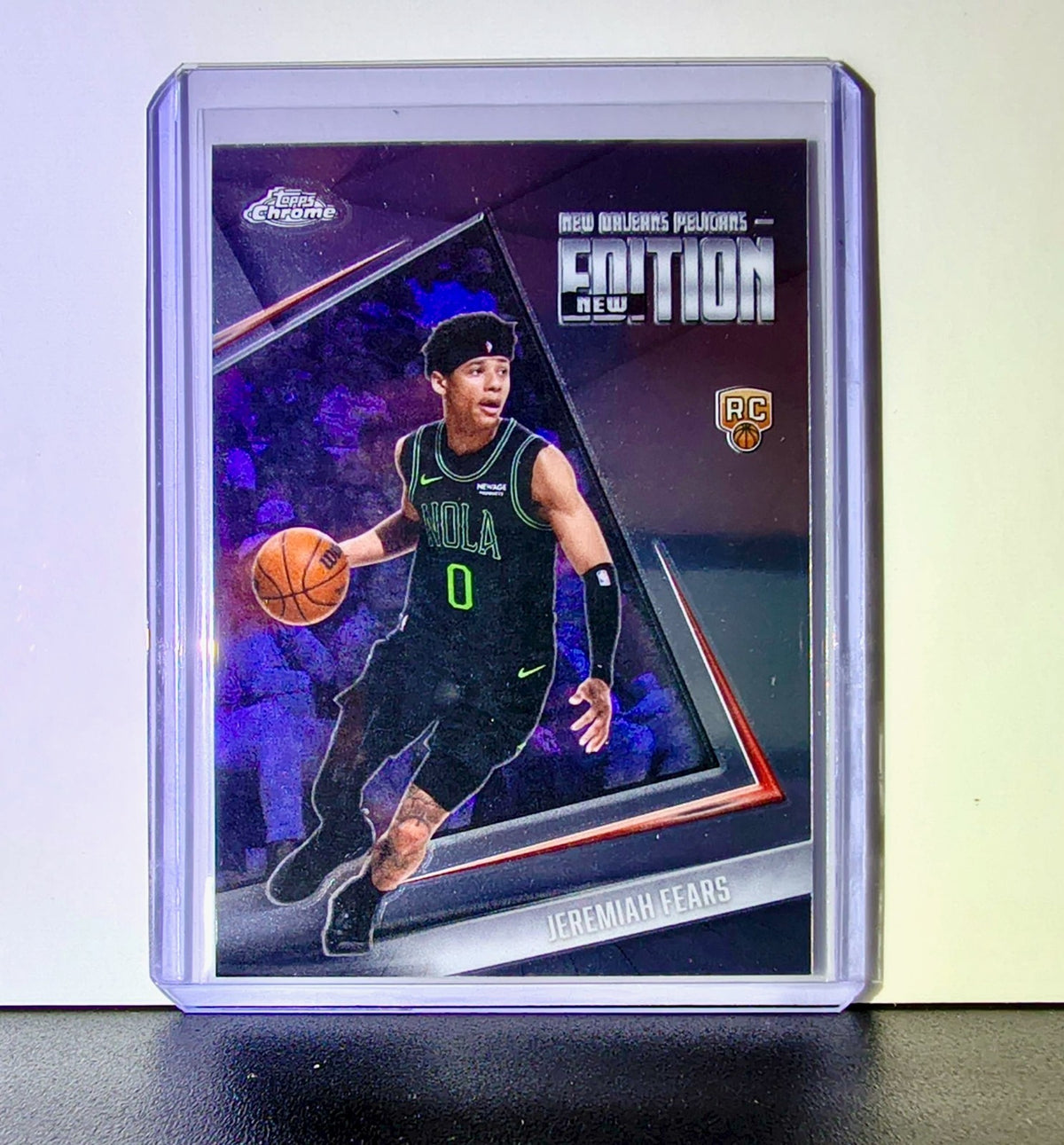 Jeremiah Fears Rookie 2025-26 NBA Topps Chrome Update New Editions #GR-8 Card