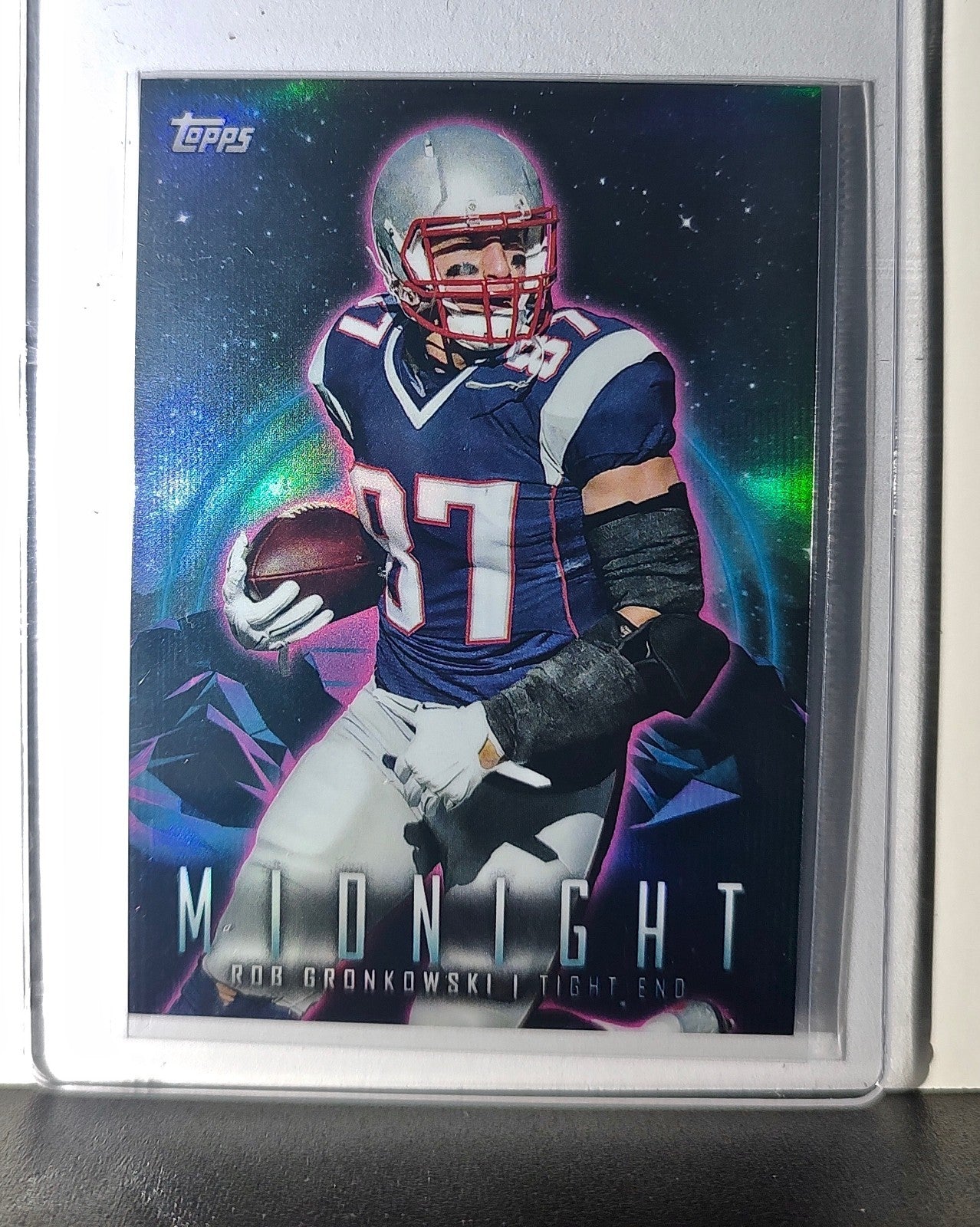Rob Gronkowski 2023 Topps Midnight NFL #331 Card New England Patriots
