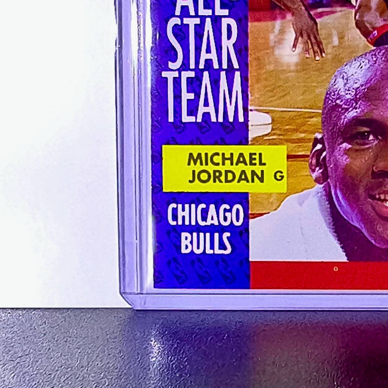 Michael Jordan 1991-92 Fleer All-Star Team #211 Basketball Card Chicago Bulls
