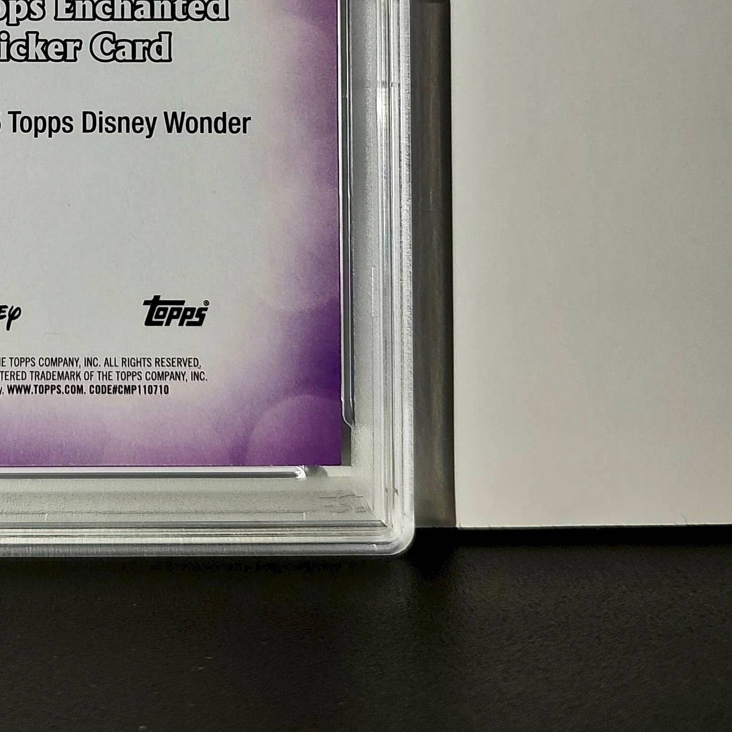 Asha 2025 Topps Disney #ES-25 Enchanted Sticker Card Wish PSA 8