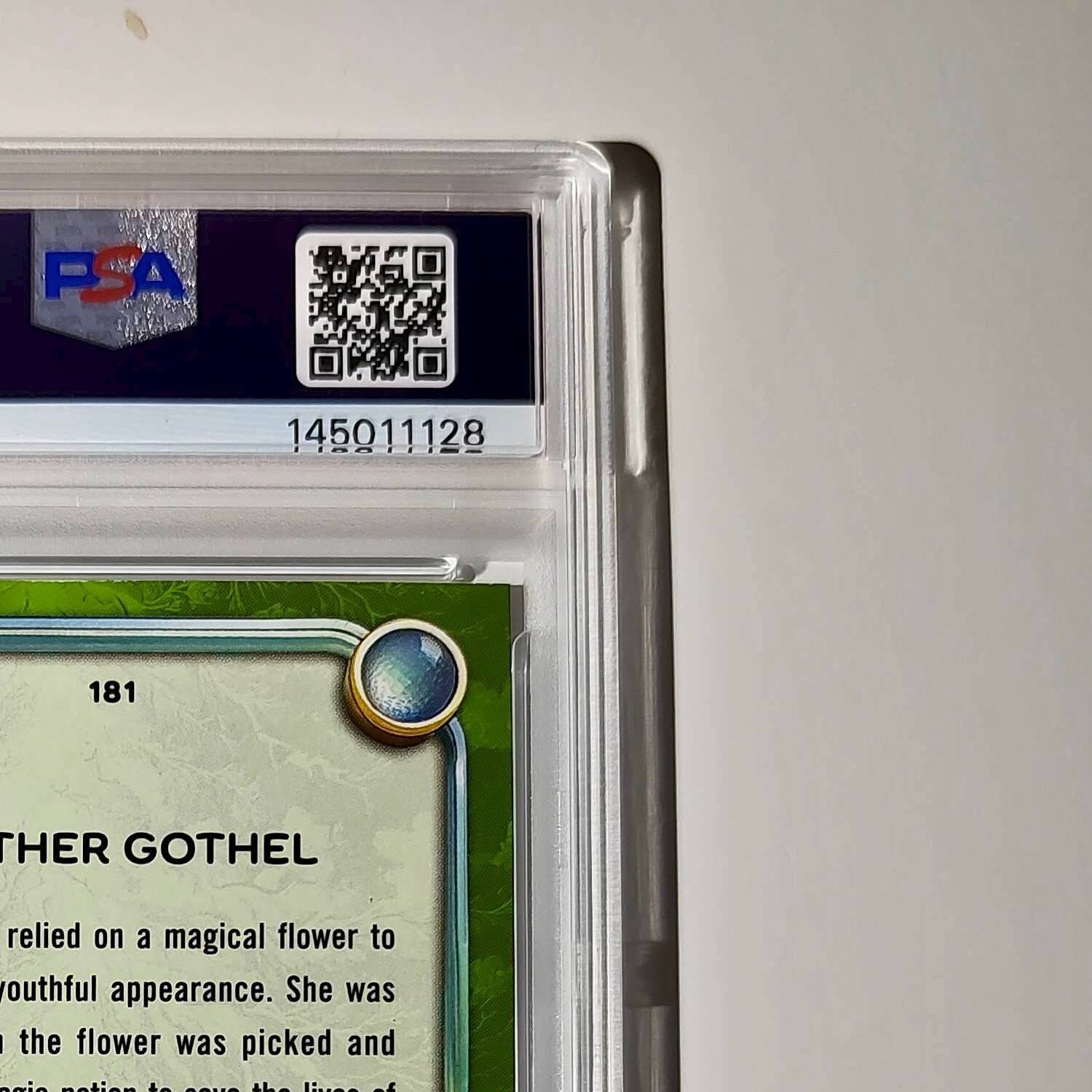 Mother Gothel 2025 Topps Disney Wonder #181 Card Tangled PSA 8