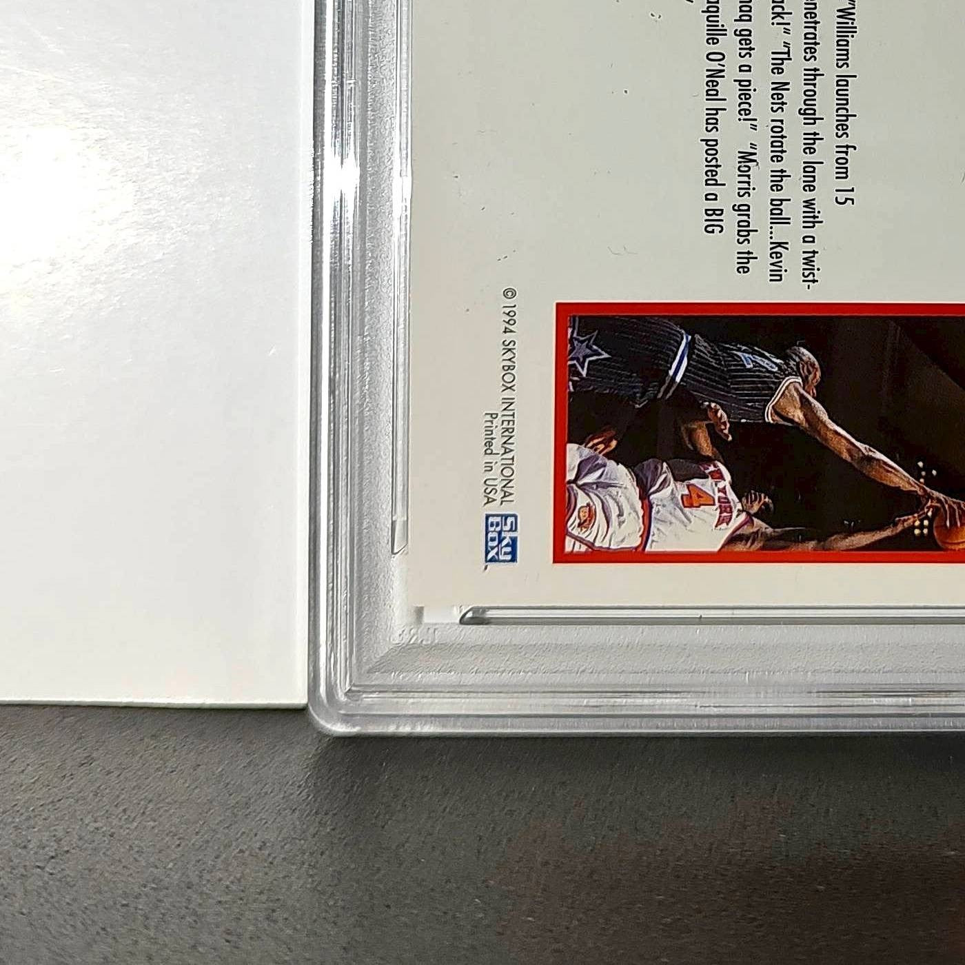Shaquille O'Neal 1994 NBA Hoops Big Numbers #BN5 Rainbow PSA 8 NM-MT