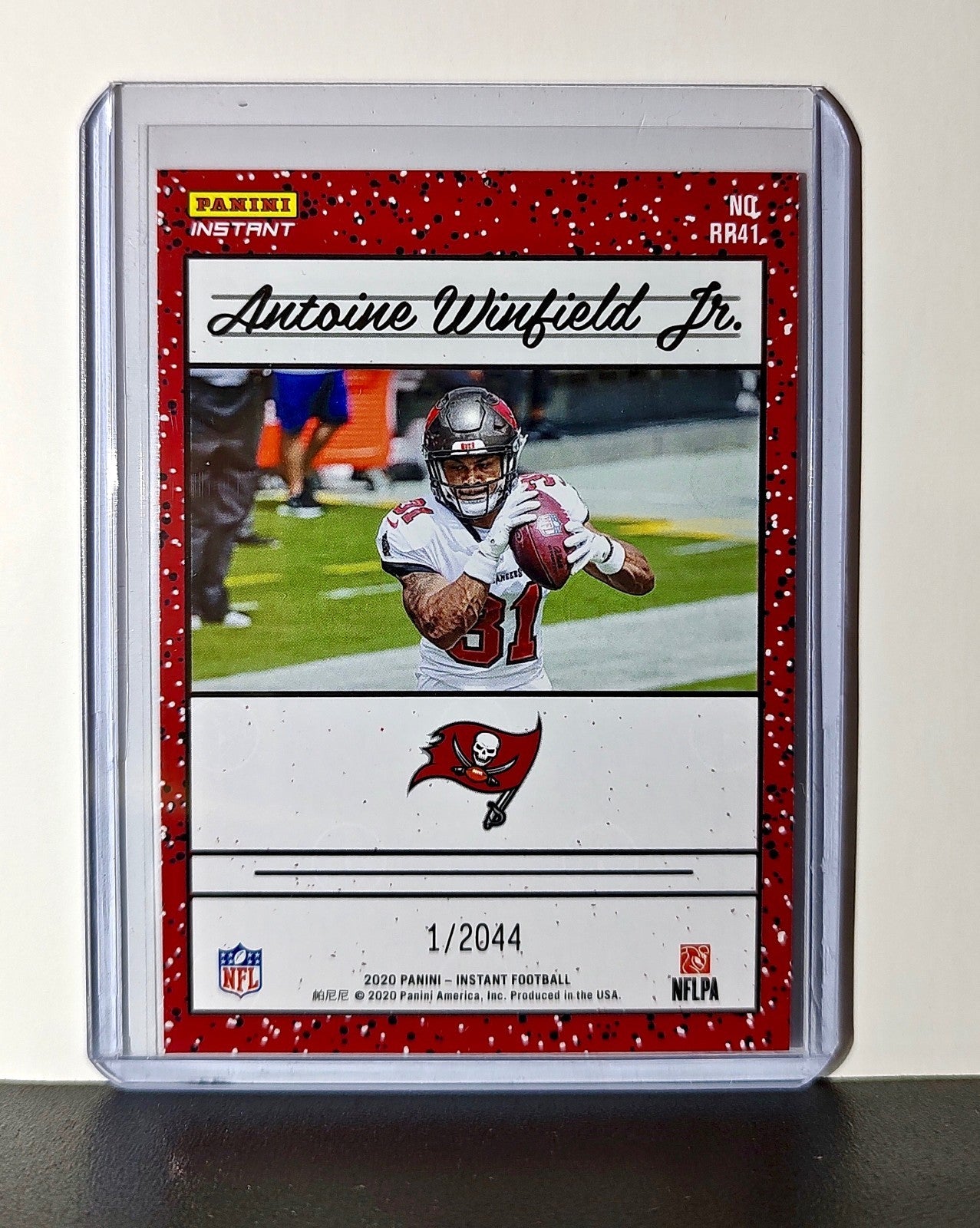 Antoine Winfield Jr Rookie 2020 Panini NFL #41 Rated Rookie Tampa Bay Buccaneers