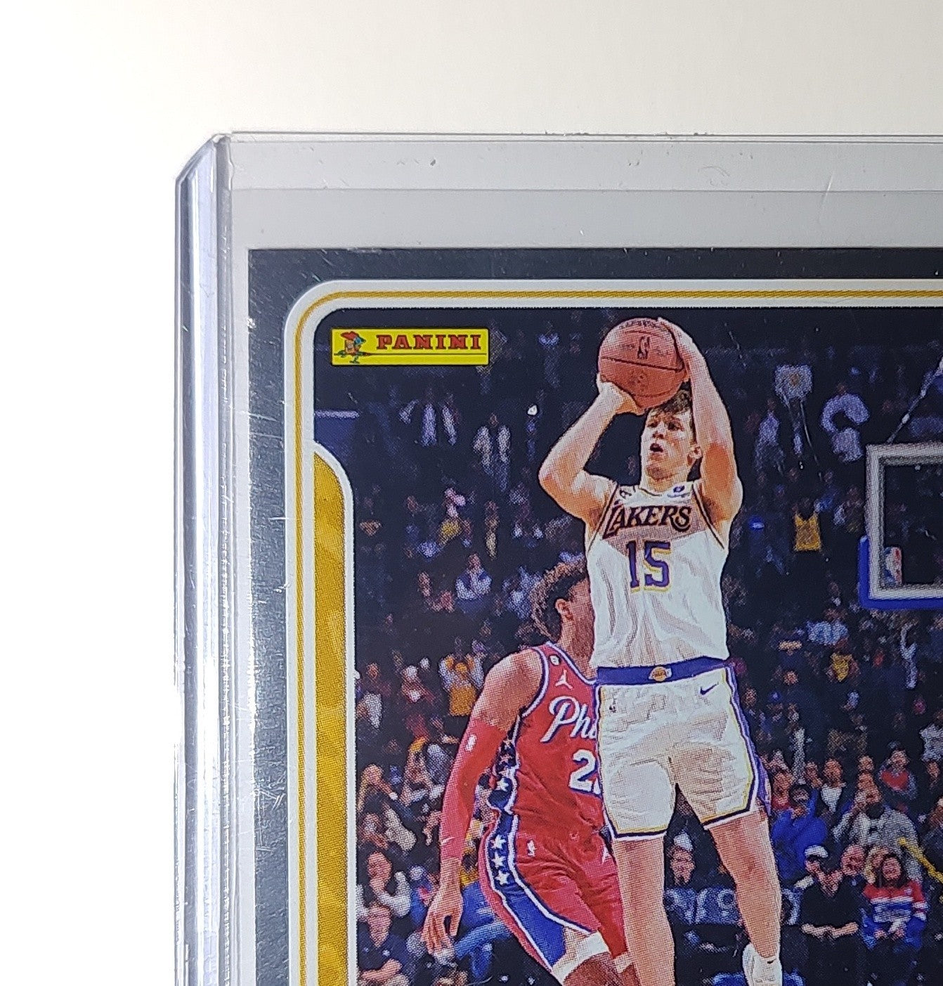 Austin Reaves 2023-24 Panini NBA Sticker Foil Card #34 Los Angeles Lakers