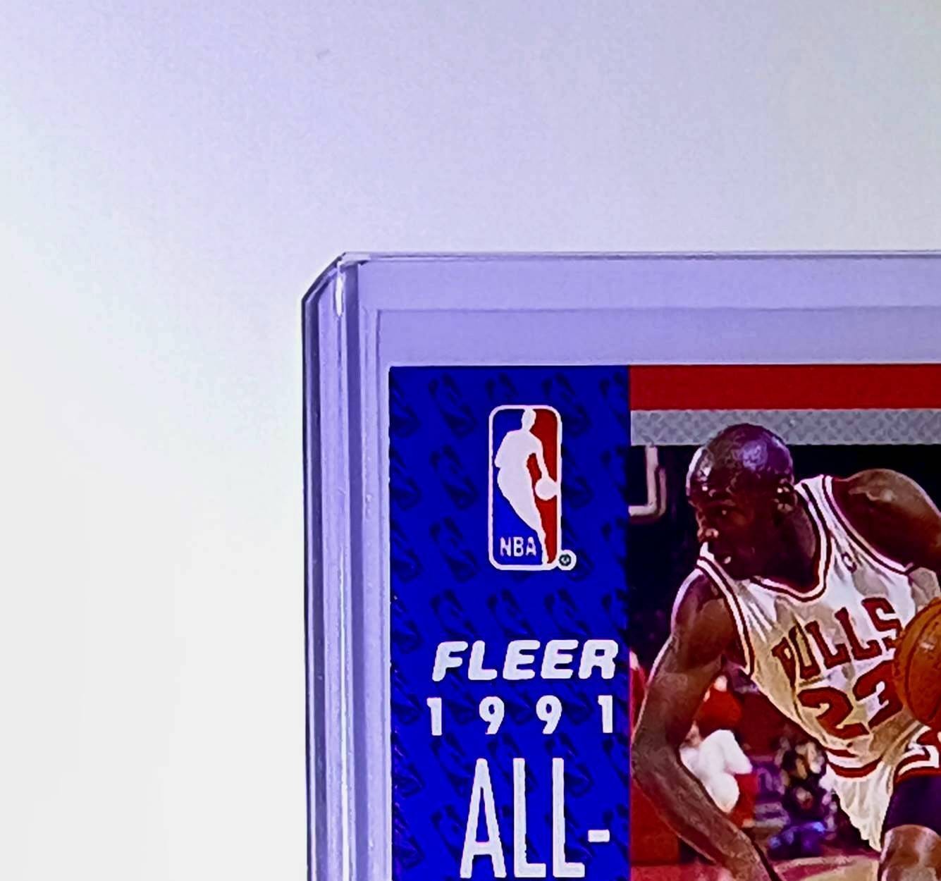 Michael Jordan 1991-92 Fleer All-Star Team #211 Basketball Card Chicago Bulls