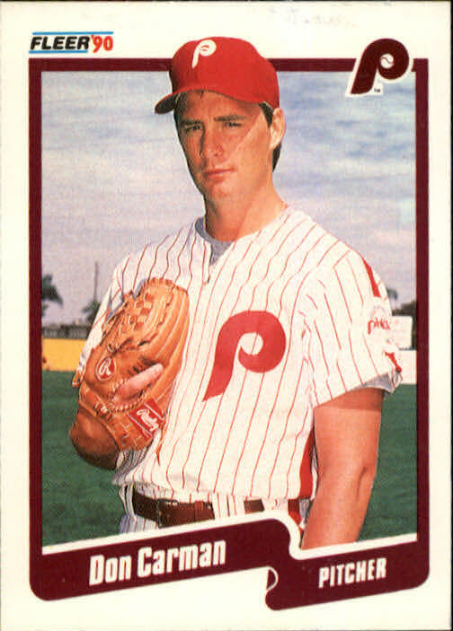 1990 Don Carman Fleer Baseball Card #552
