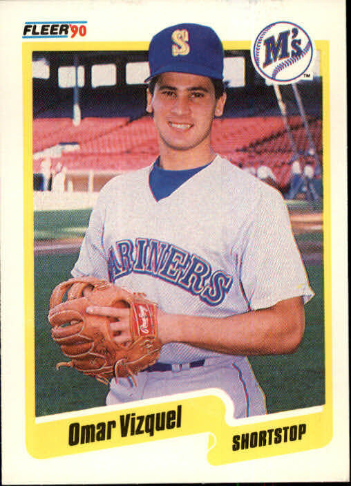 1990 Omar Vizquel Fleer Baseball Card #528