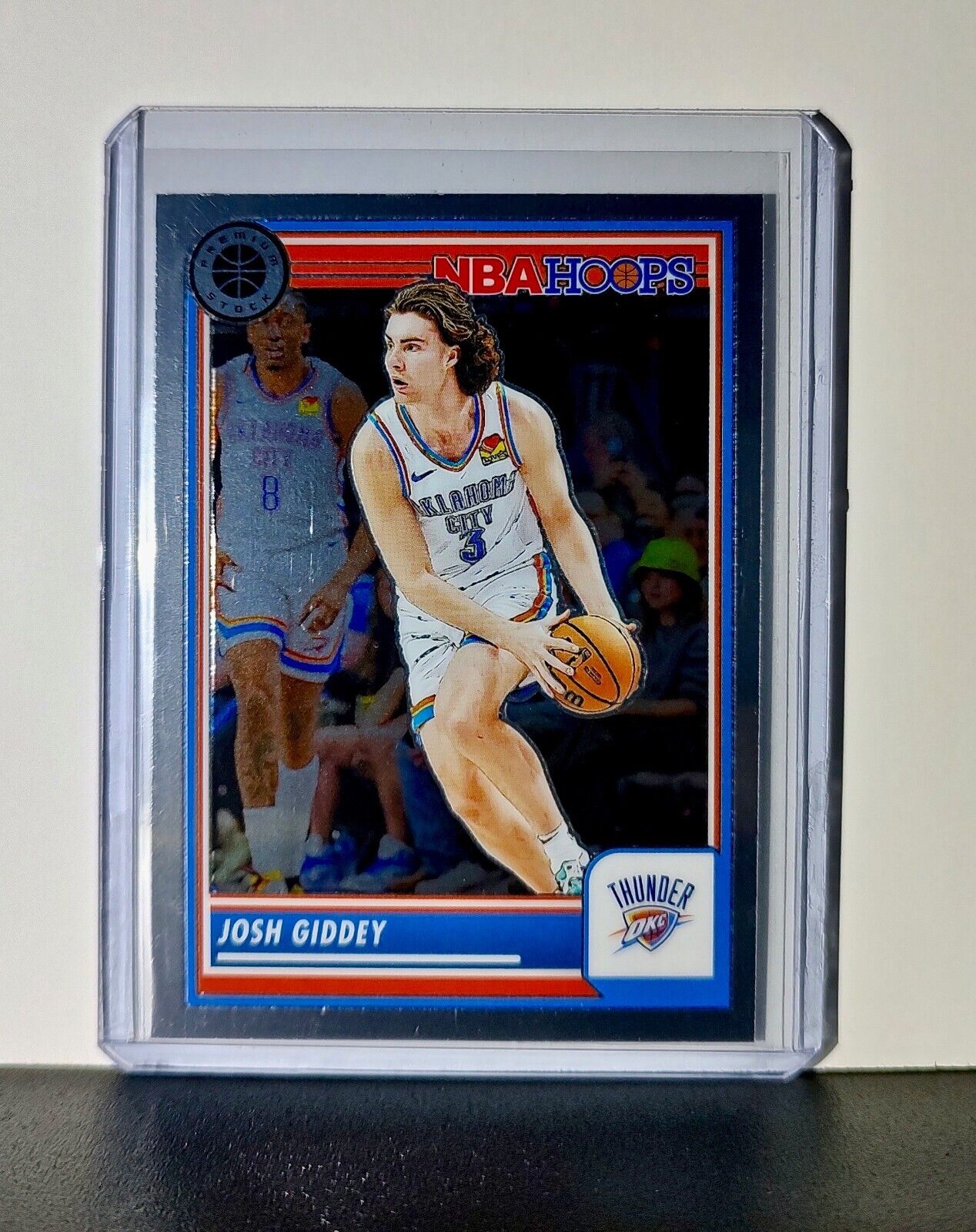 Josh Giddey 2023-24 Panini Premium Stock NBA Hoops #70 Card OC Thunder