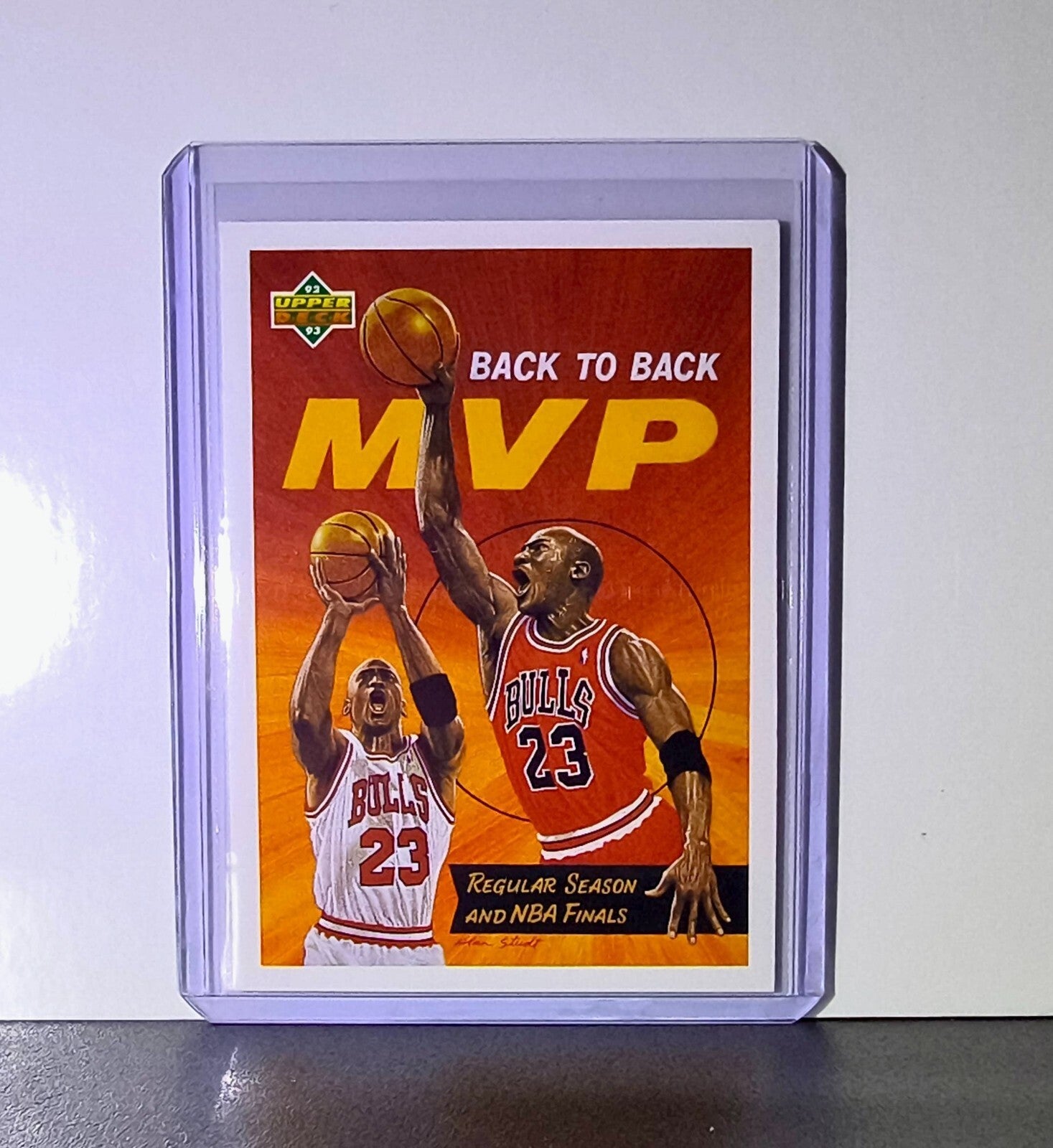 Michael Jordan 1992-93 Upper Deck Back to Back MVP Basketball Card Chicago Bulls