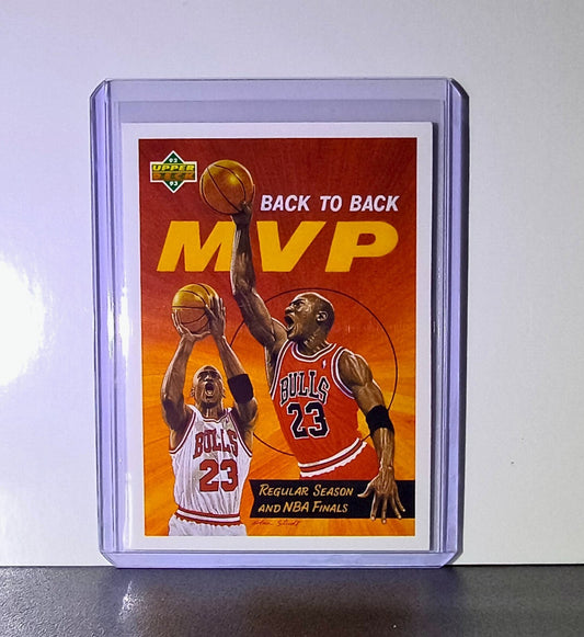 Michael Jordan 1992-93 Upper Deck Back to Back MVP Basketball Card Chicago Bulls