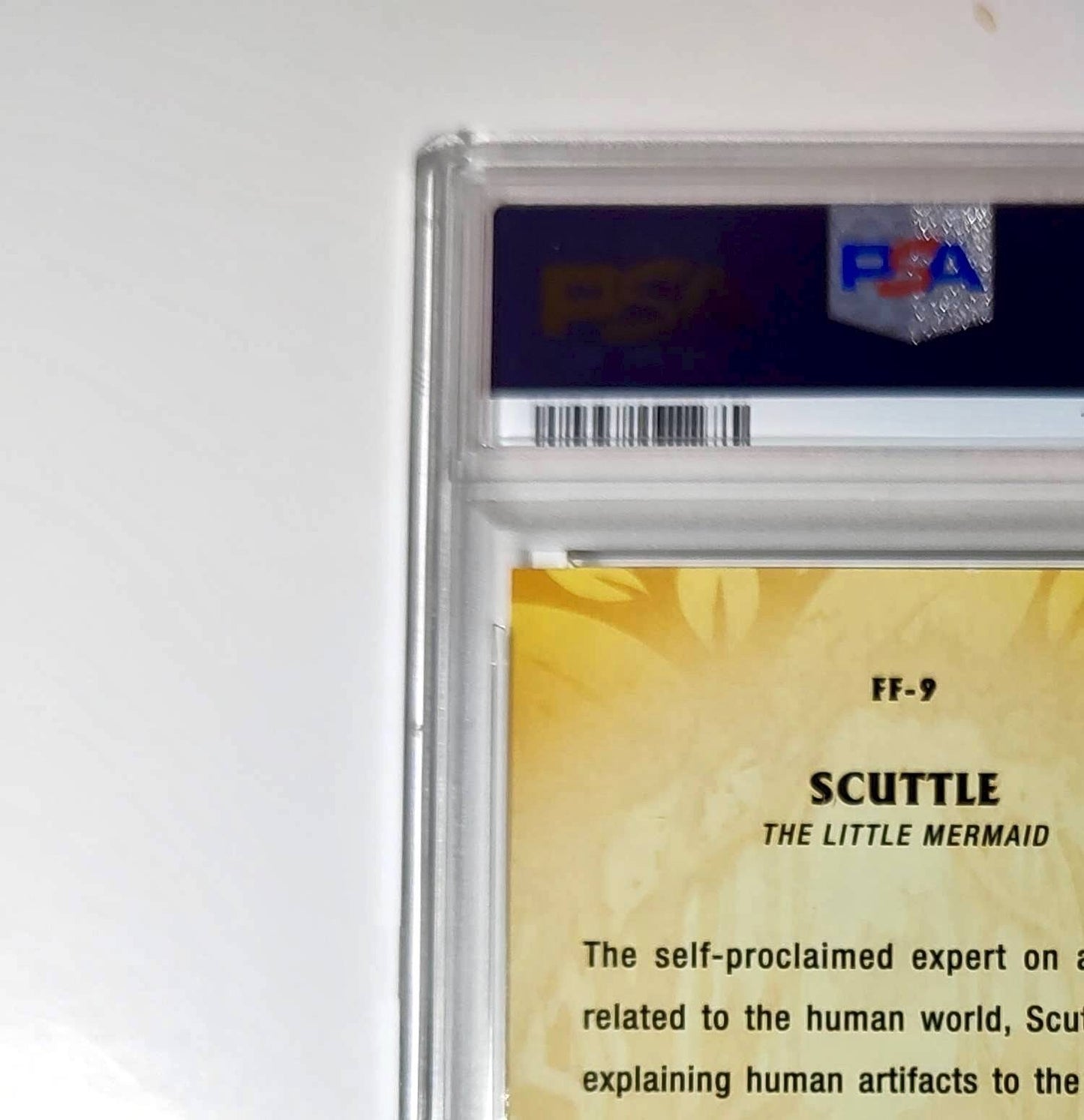 Scuttle 2025 Topps Disney #FF-9 Furry Friends Card The Little Mermaid PSA 9 MT