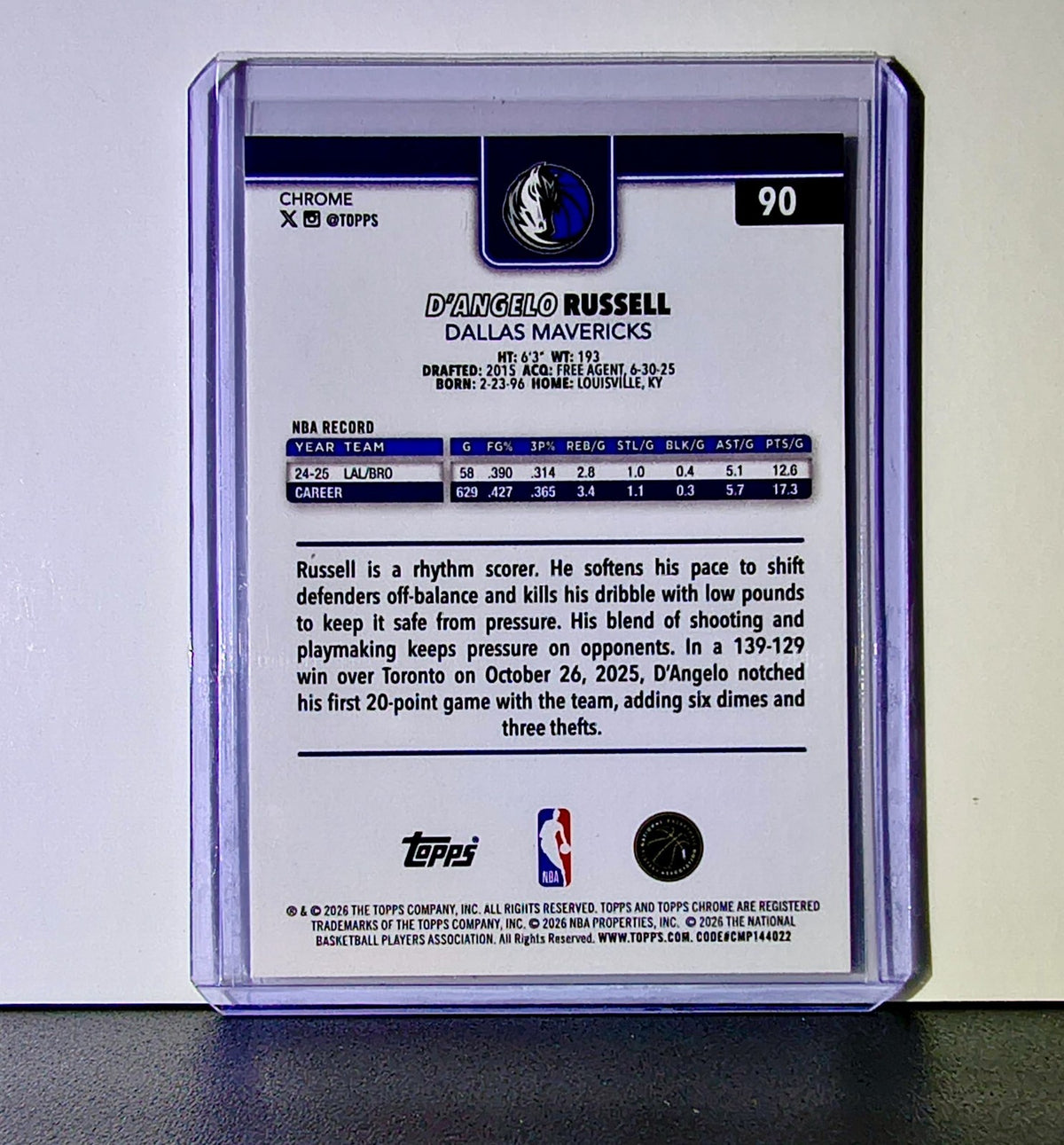Jerami Grant 2025-26 NBA Topps Chrome Update #90 Basketball Card Trail Blazers