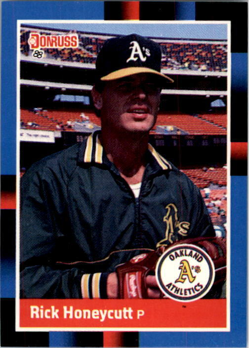 1988 Rick Honeycutt Donruss Baseball Card #590