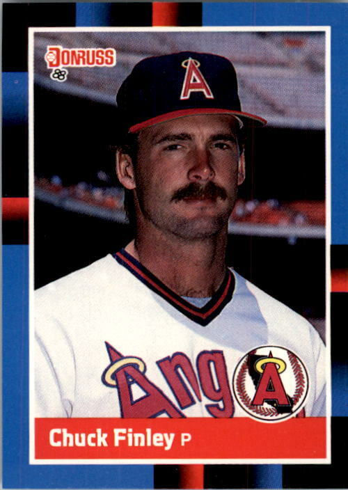 1988 Chuck Finley Donruss Baseball Card #530