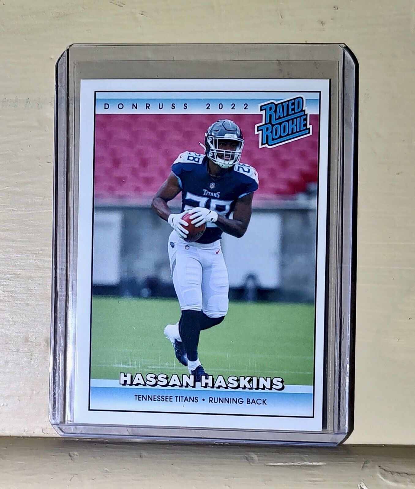 Hassan Haskins 2022 NFL Panini #37 Rated Rookie Retro Football Card 1/4094