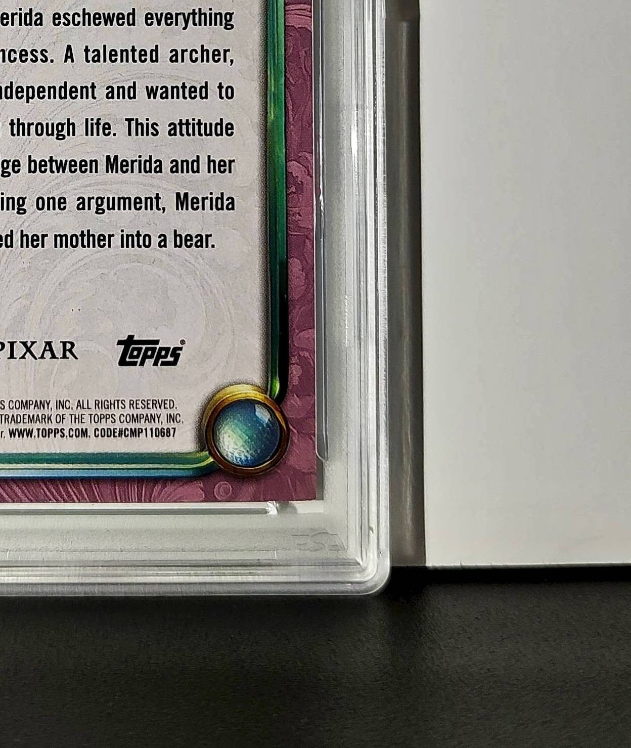 Rapunzel 2025 Topps Disney Cartoon Princess #160 Card Tangled PSA 9