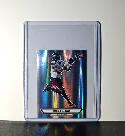 Nico Collins 2025 Panini NFL #181 Foil Sticker Houston Texans