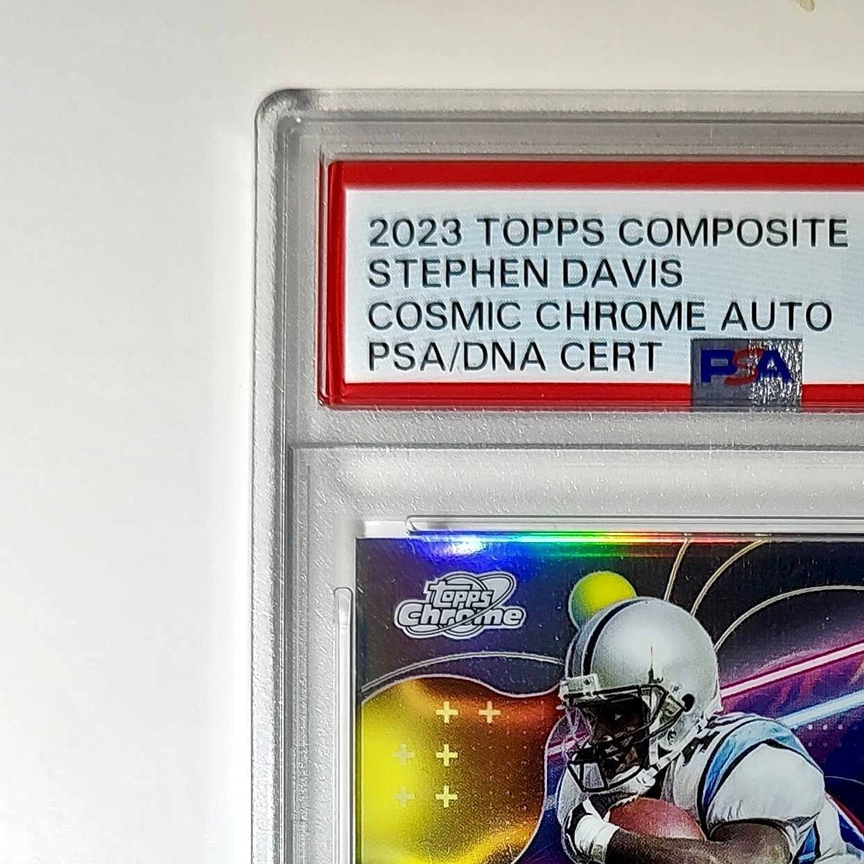 Stephen Davis 2023 Topps Chrome Cosmic #CCA-SD Refractor PSA 10 Auto 10