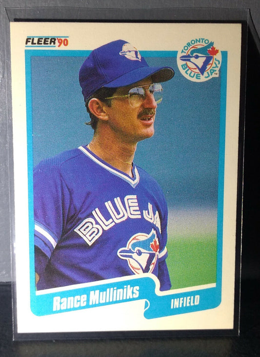 1990 Rance Mulliniks Fleer Baseball Card #91