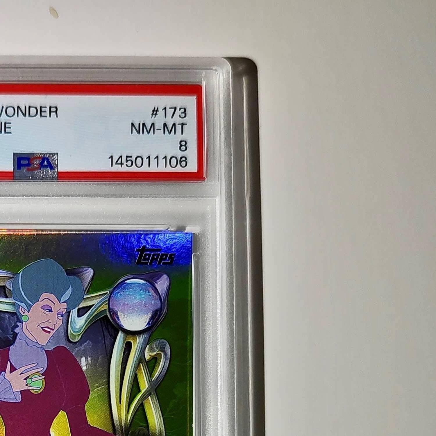 Lady Tremaine 2025 Topps Disney Wonder #173 Card Cinderella PSA 8