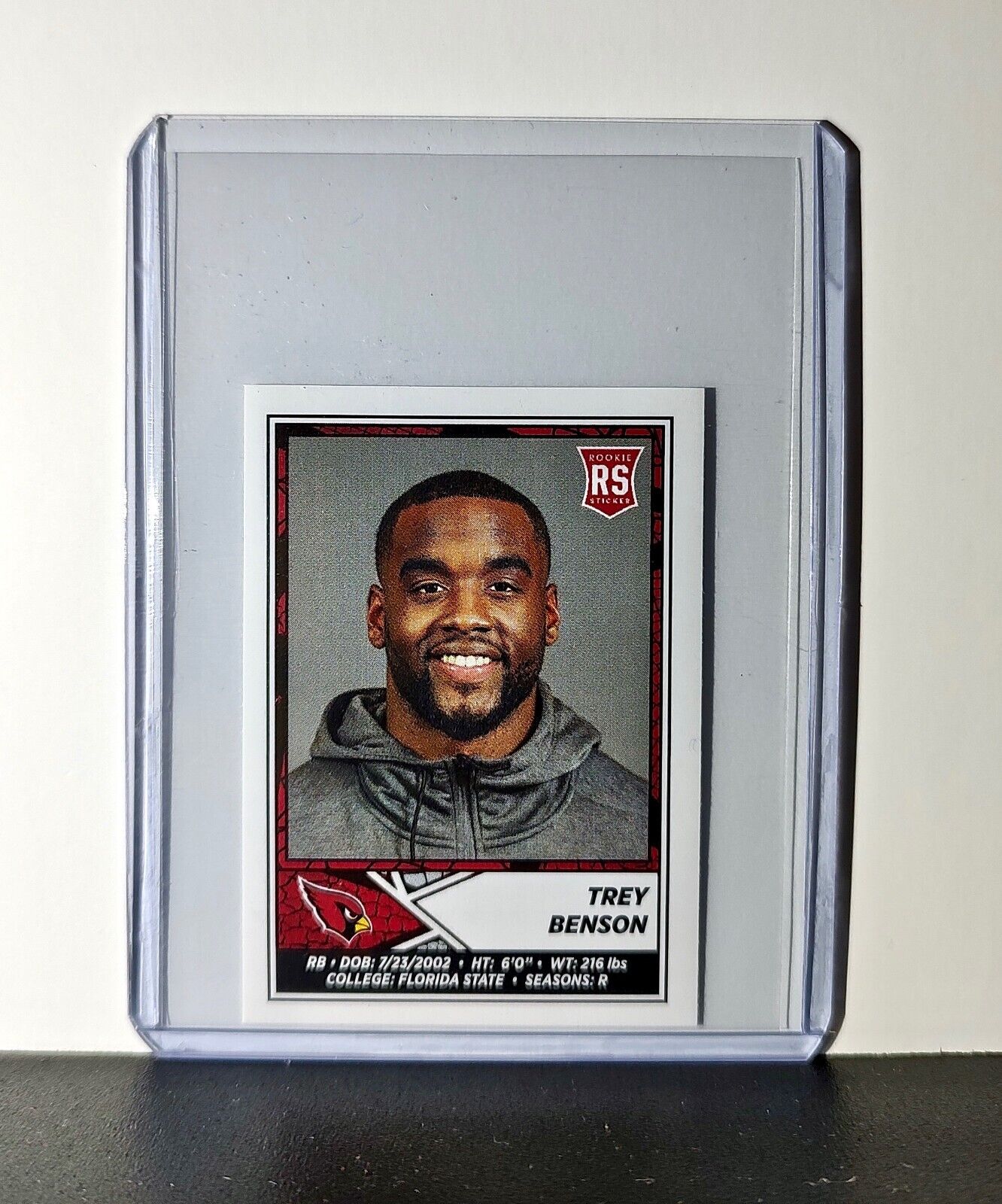 Trey Benson Rookie 2024 Panini NFL Sticker #501 Arizona Cardinals