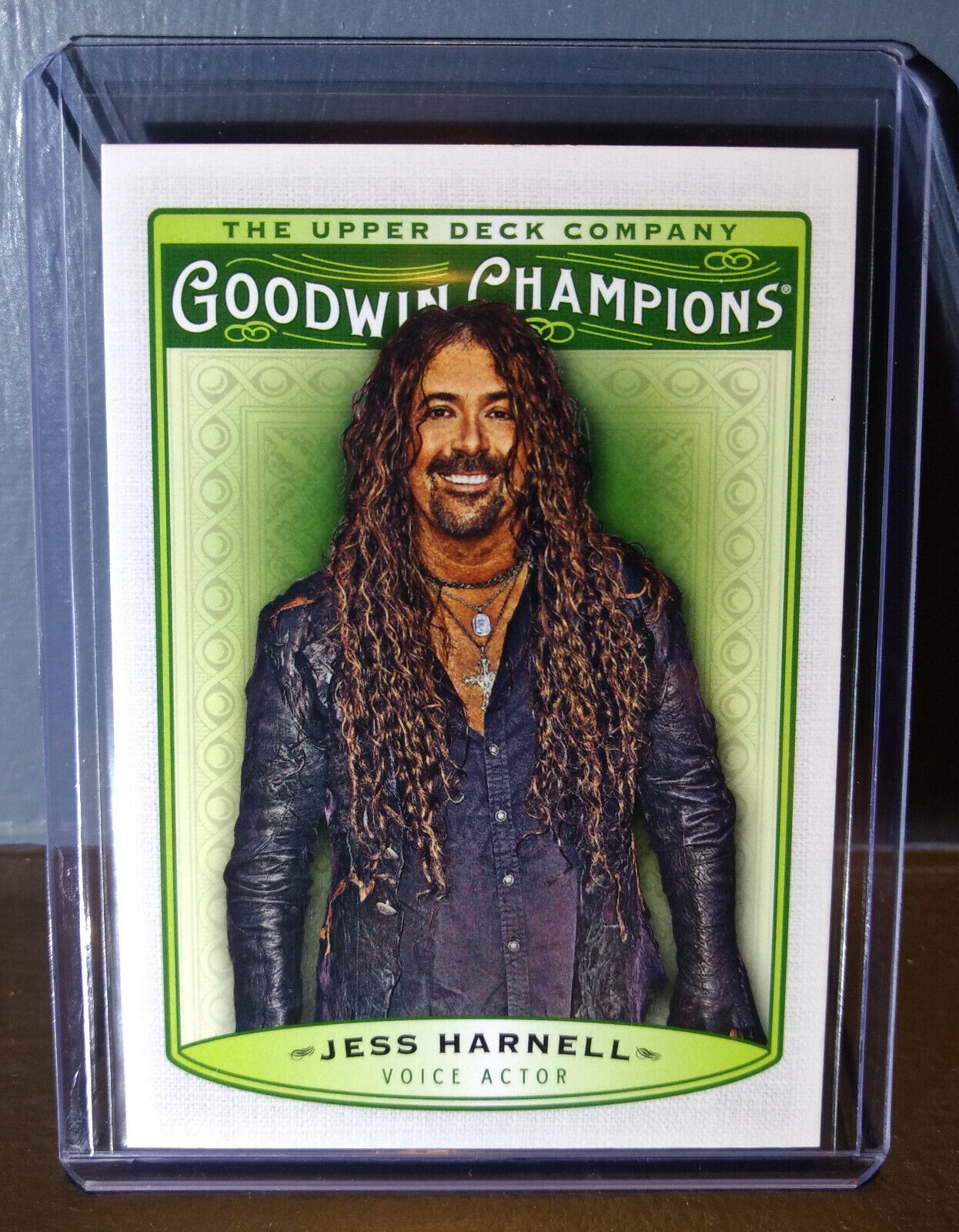 2019 Upper Deck Goodwin Champions Jess Harnell #13 Voice Actor Card 