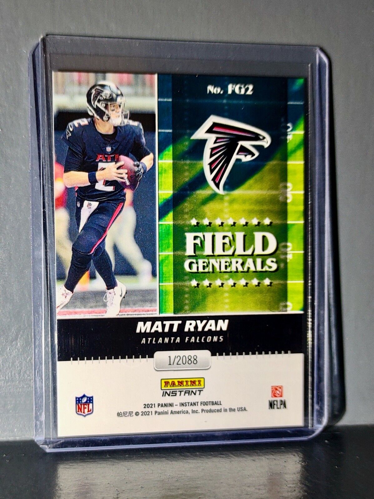 Matt Ryan 2021 Panini NFL Instant Field Generals #2 Rookie Card 1 of 2088