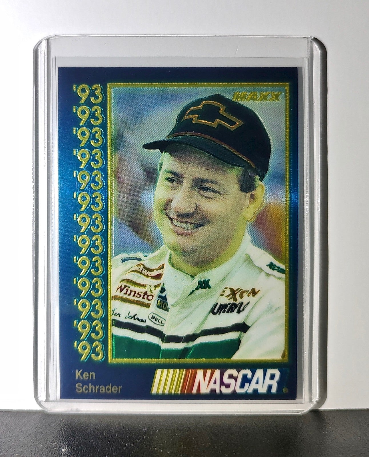 Ken Schrader 1993 Maxx Premier Plus Racing #25 NASCAR Card Hendrick Motorsports