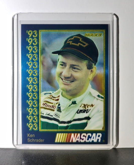 Ken Schrader 1993 Maxx Premier Plus Racing #25 NASCAR Card Hendrick Motorsports