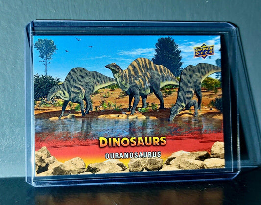 2015 Upper Deck Dinosaurs Ouranosaurus Extinction Red Parallel #31 Card