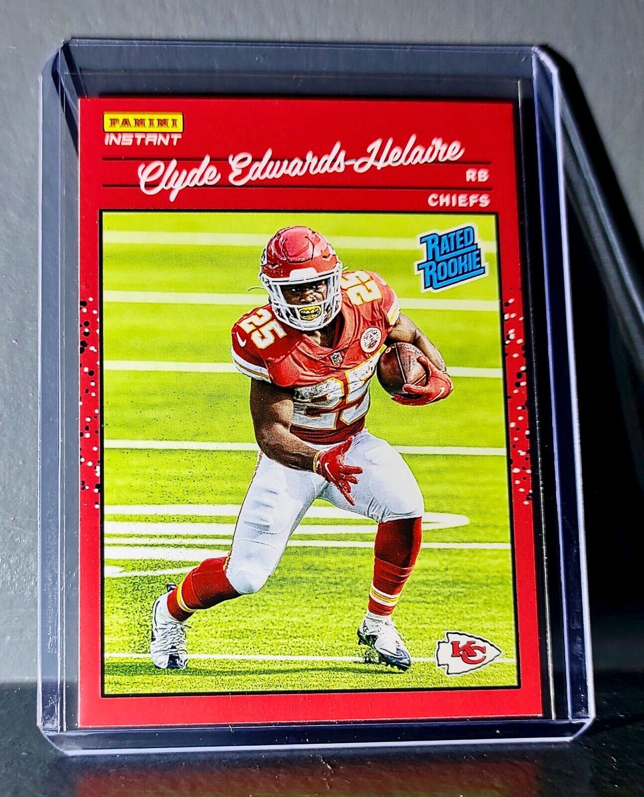 Clyde Edwards-Helaire 2020 Panini NFL Rated Rookie Retro 12 Rookie Card 1/2044