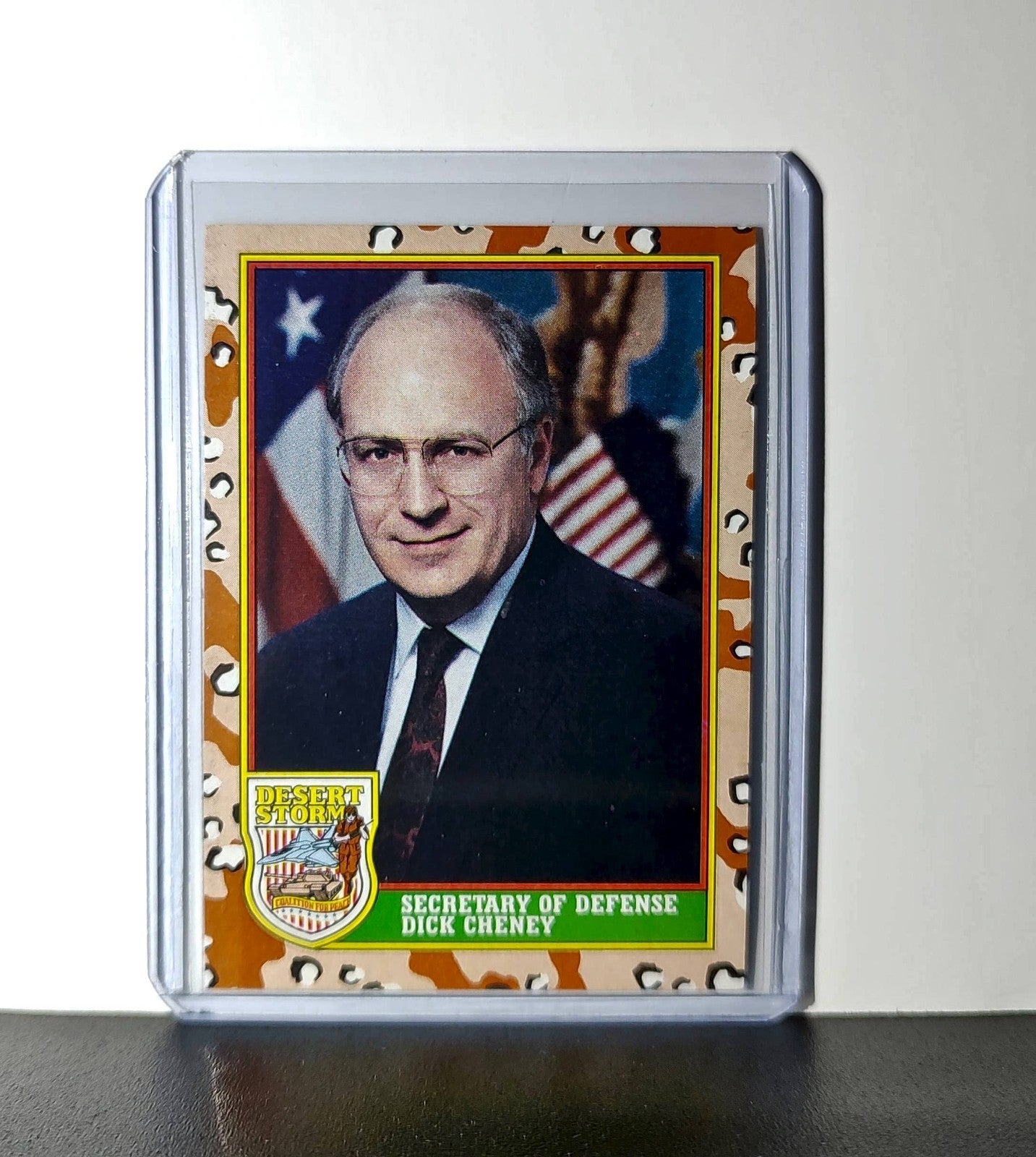 Dick Cheney 1991 Topps Desert Storm #3 Card