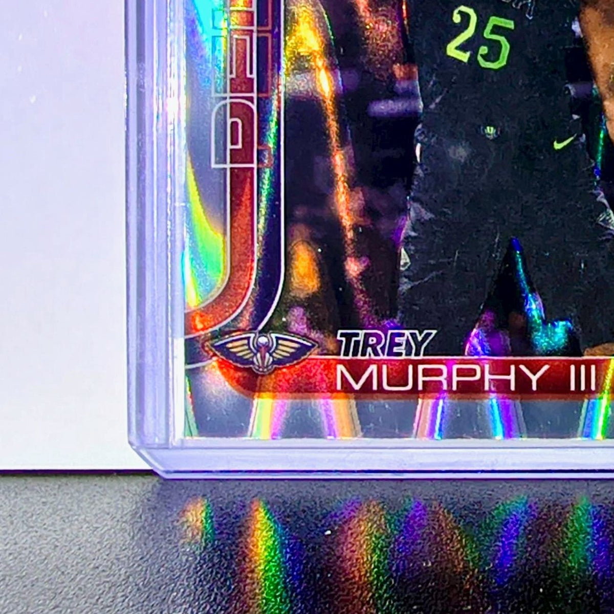 Trey Murphy III 2025-26 NBA Topps Chrome Update X-Fractor #56 Card Pelicans