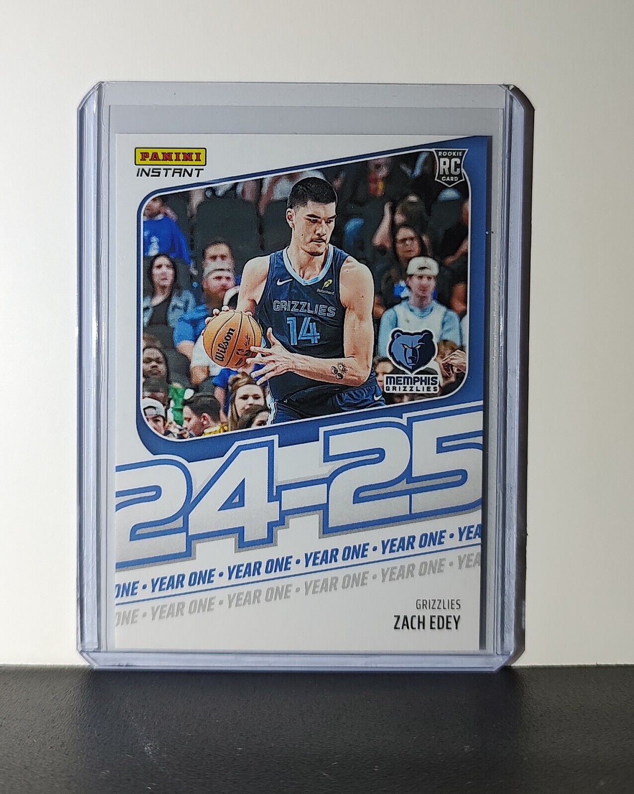 Zach Edey Rookie Card 2024-25 Panini Year One #9 Memphis Grizzlies 1/613