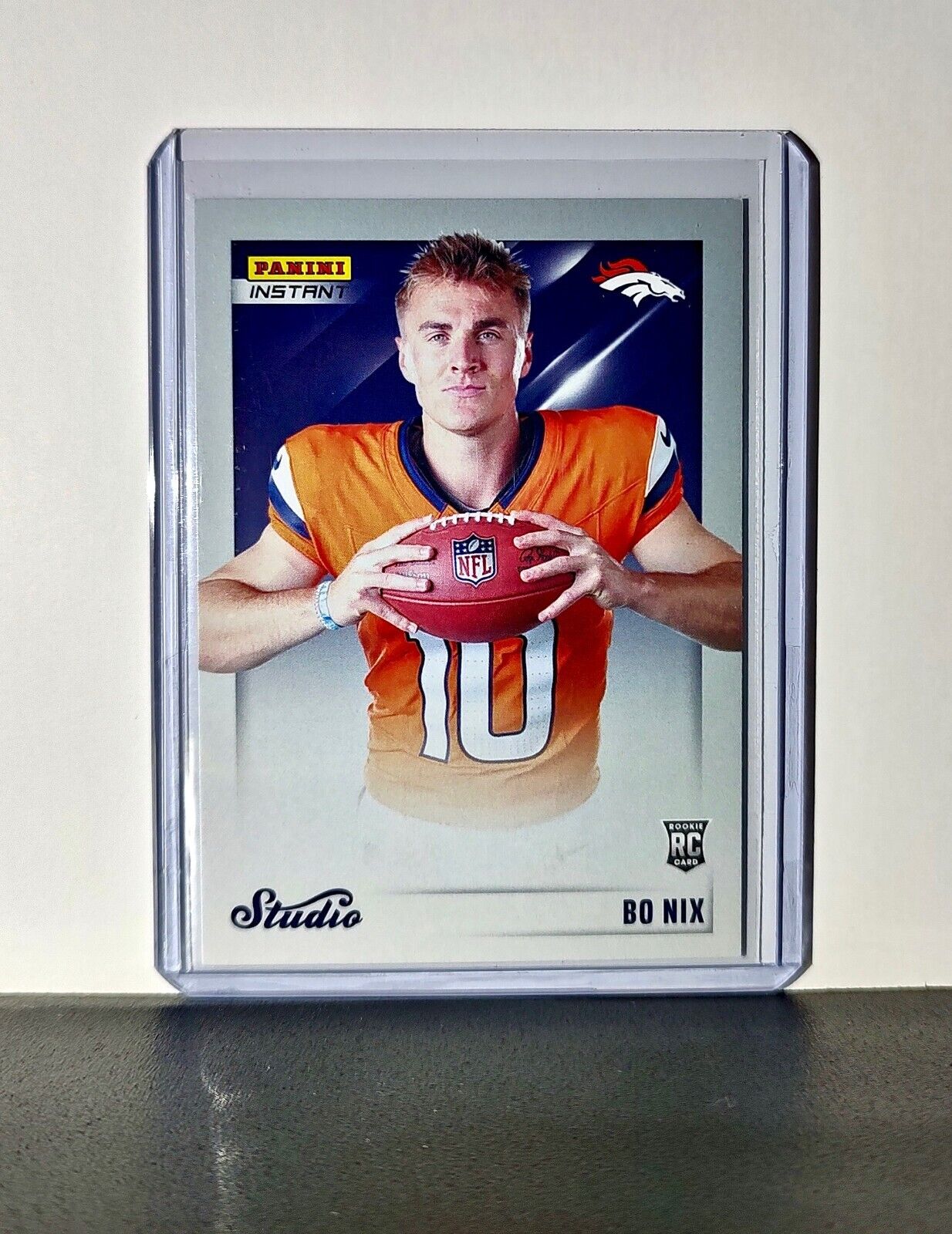 Bo Nix 2024 Panini NFL Studio Rookies #36 Card Denver Broncos 1/1672