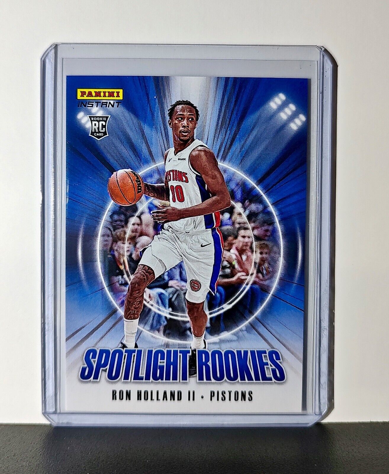Ron Holland II Rookie 2024-25 Panini Spotlight Rookies NBA #5 Pistons 1 of 170