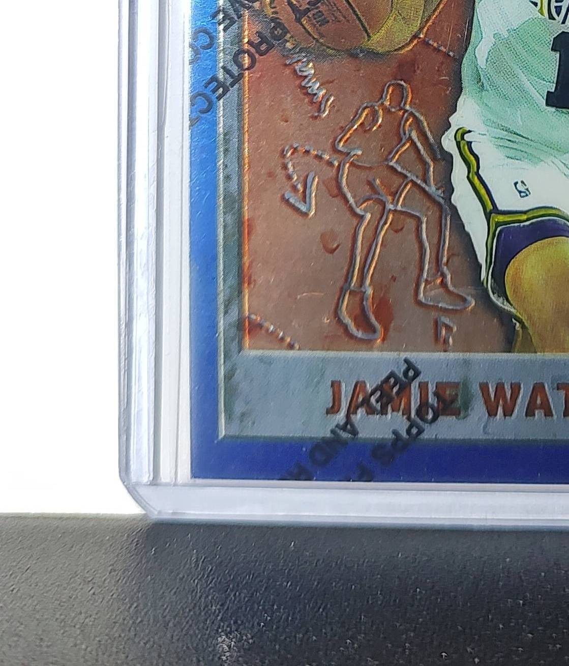 Jamie Watson 1995-96 Topps Finest NBA #230 Card Utah Jazz