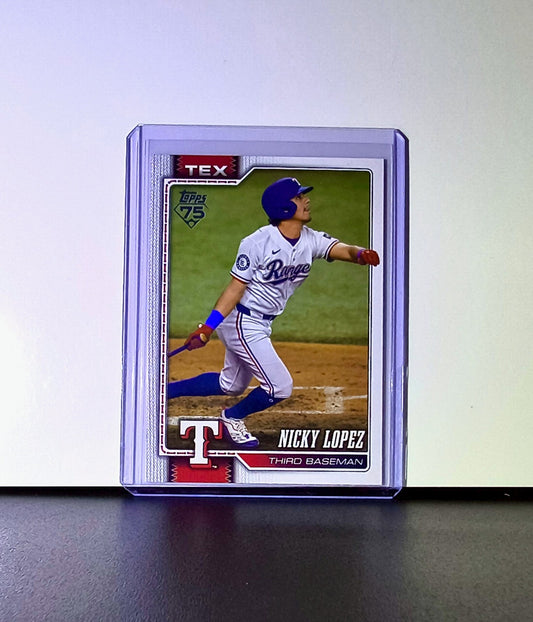Nicky Lopez 2026 Topps Update MLB #US187 Card Texas Rangers