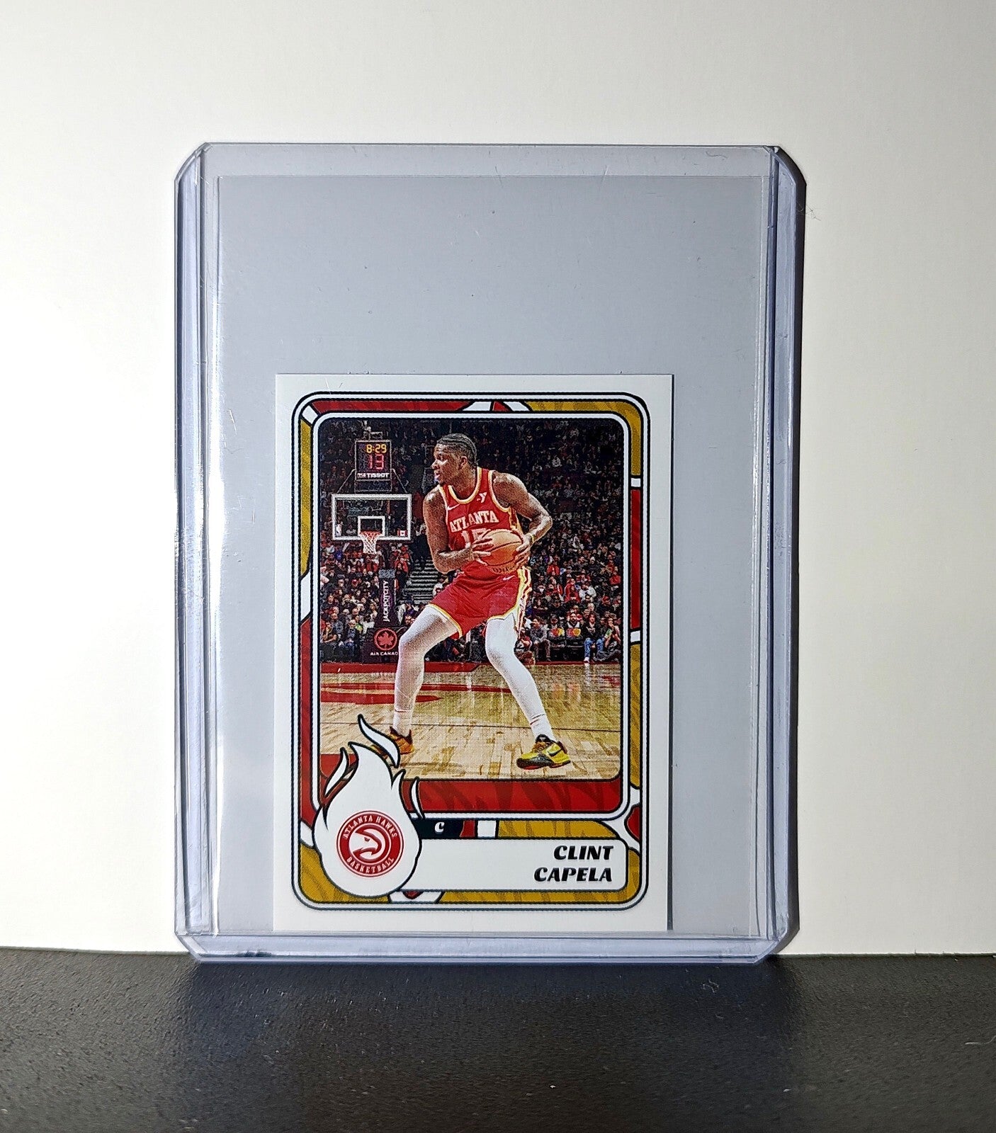 Clint Capela 2024-25 Panini NBA #100 Sticker Card Atlanta Hawks